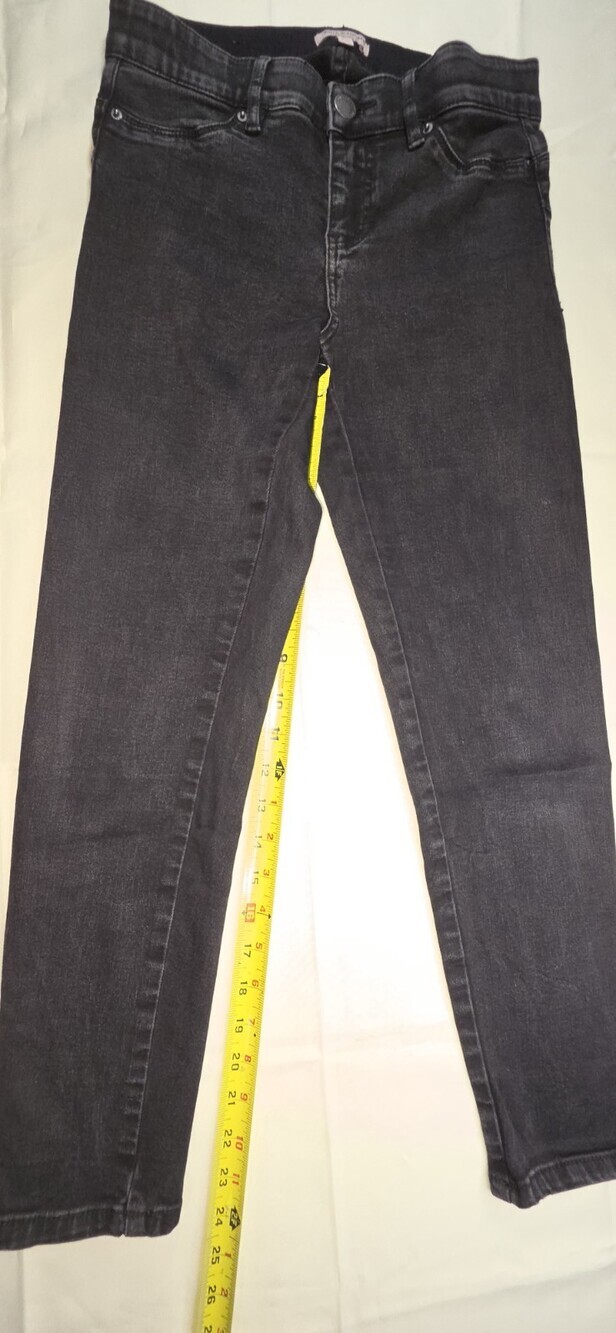 Juicy Couture Women's Jeans Size 6S RN 123475 Black Denim Straight Leg Sku 238